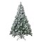 Northlight 7.5' Flocked Somerset Spruce Artificial Christmas Tree - Unlit